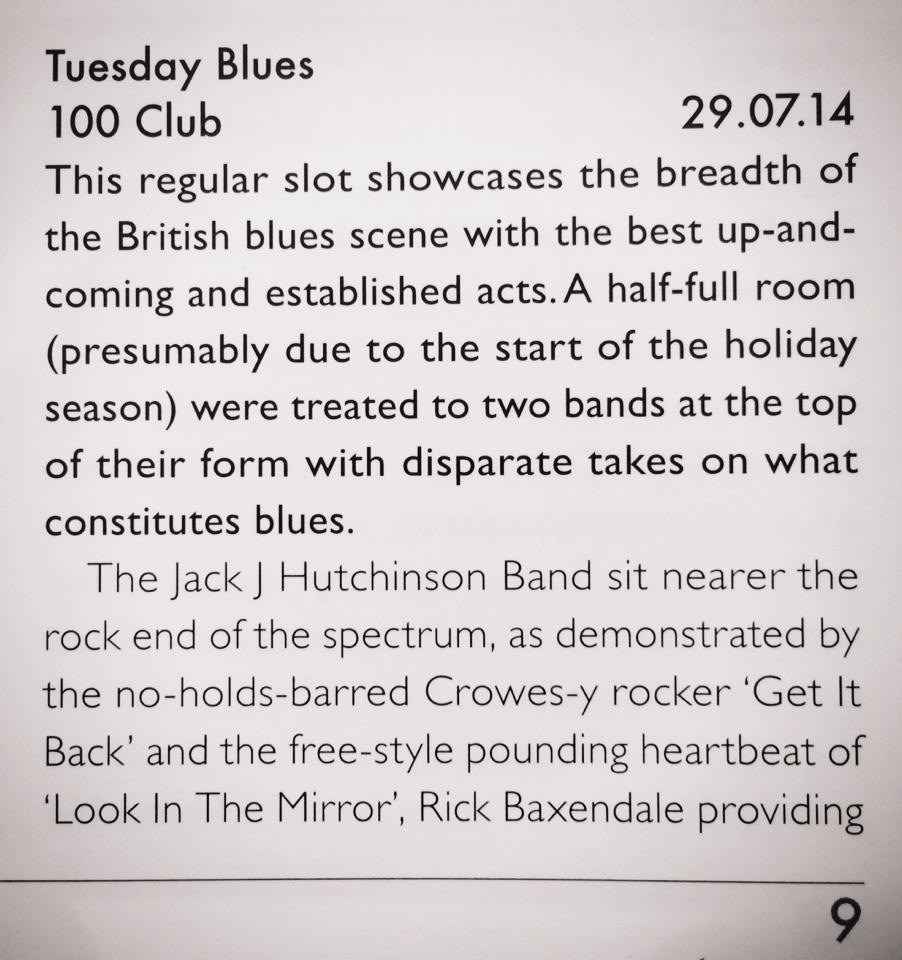 Get It Back review in Blues In Britain