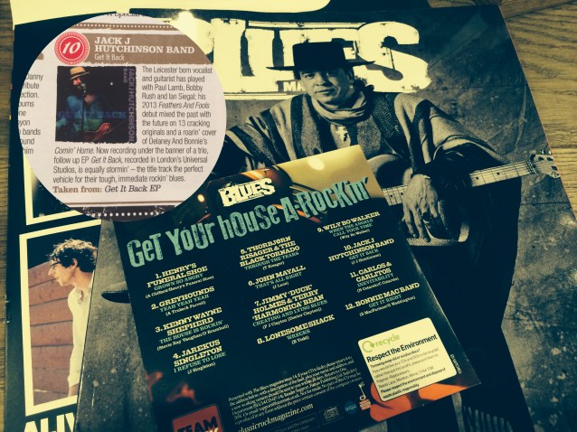 Jack J Hutchinson on Blues Magazine CD